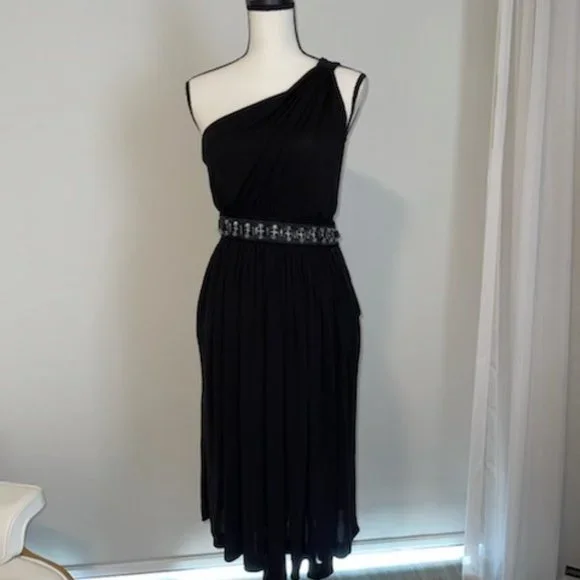 Dolce & Gabbana Black One-Shoulder Dress - Picture 3 of 8